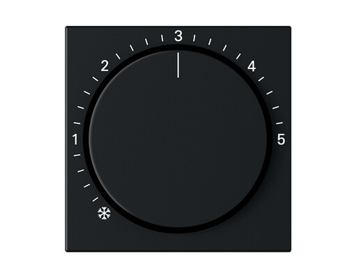 GIRA Abdeckung RTR System 55 Schwarz m