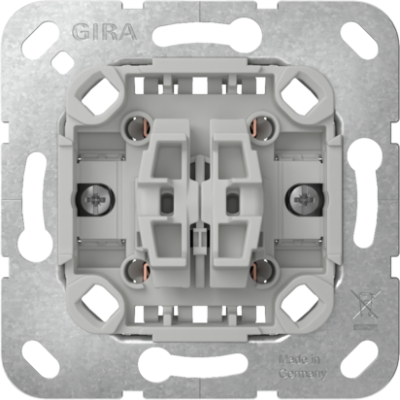 GIRA Wipptaster Wechsler 2-fach Einsatz