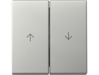 GIRA Wippe 2-fach Pfeil System 55 Edelstahl