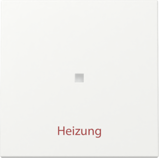 GIRA Wippe Kontrollf. + Heizung Ein/Aus System 55 Reinweiß m