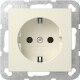 GIRA SCHUKO-Steckdose System 55 Cremeweiß