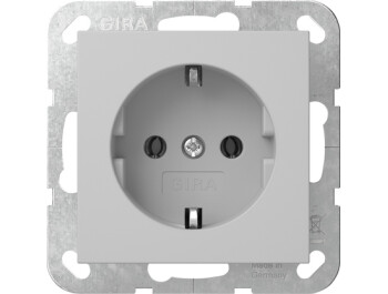 GIRA SCHUKO-Steckdose System 55 Grau m
