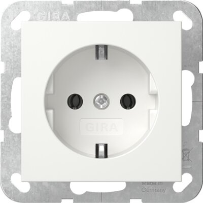 GIRA SCHUKO-Steckdose System 55 Reinweiß