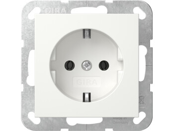 GIRA SCHUKO-Steckdose System 55 Reinweiß
