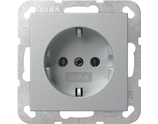GIRA SCHUKO-Steckdose System 55 F Alu