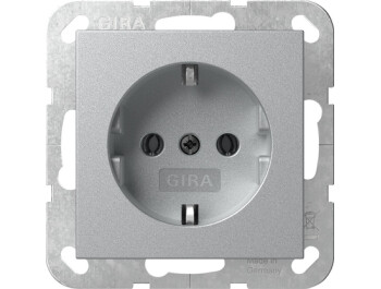 GIRA SCHUKO-Steckdose System 55 F Alu