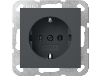 GIRA SCHUKO-Steckdose System 55 Anthrazit