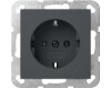 GIRA SCHUKO-Steckdose System 55 Anthrazit
