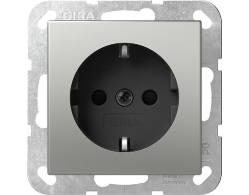 GIRA SCHUKO-Steckdose System 55 Edelstahl