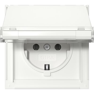 GIRA SCHUKO-Steckdose KD + BSF Gira TX_44 Reinweiß