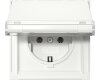 GIRA SCHUKO-Steckdose KD + BSF Gira TX_44 Reinweiß