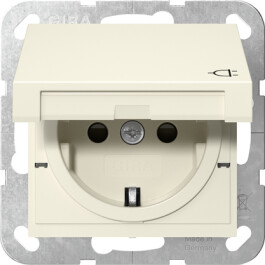 GIRA SCHUKO-Steckdose KD + SP System 55 Cremeweiß