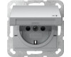 GIRA SCHUKO-Steckdose KD + SP System 55 F Alu