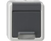 GIRA SCHUKO-Steckdose KD + SP WG AP Grau