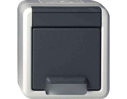 GIRA SCHUKO-Steckdose KD WG AP Grau