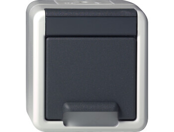 GIRA SCHUKO-Steckdose KD WG AP Grau