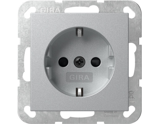 GIRA SCHUKO-Steckdose SP System 55 F Alu