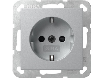 GIRA SCHUKO-Steckdose SP System 55 F Alu