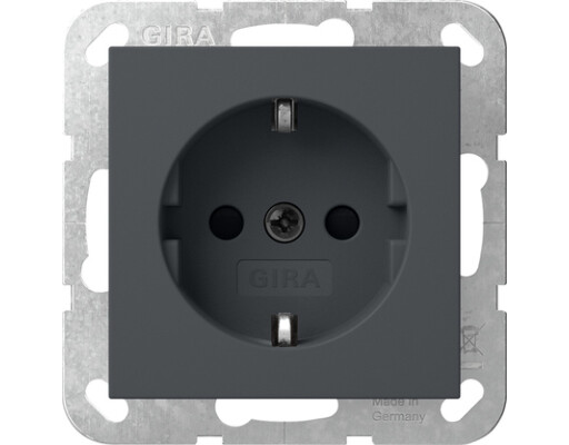 GIRA SCHUKO-Steckdose SP System 55 Anthrazit