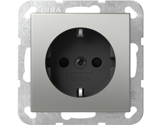 GIRA SCHUKO-Steckdose SP System 55 Edelstahl