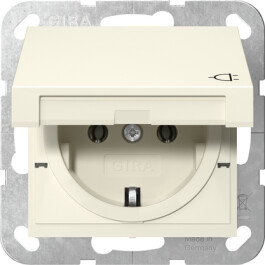 GIRA SCHUKO-Steckdose KD System 55 Cremeweiß