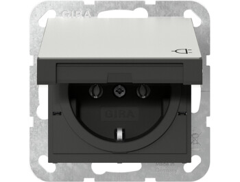 GIRA SCHUKO-Steckdose KD System 55 Edelstahl