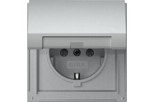 GIRA SCHUKO-Steckdose KD Gira TX_44 F Alu