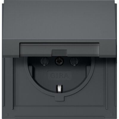 GIRA SCHUKO-Steckdose KD Gira TX_44 Anthrazit