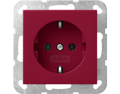 GIRA SCHUKO-Steckdose System 55 Rot