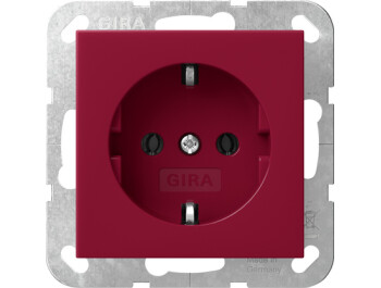 GIRA SCHUKO-Steckdose System 55 Rot