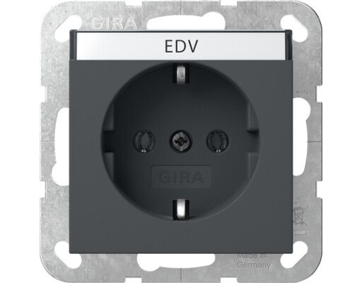 GIRA SCHUKO-Steckdose BSF System 55 Anthrazit