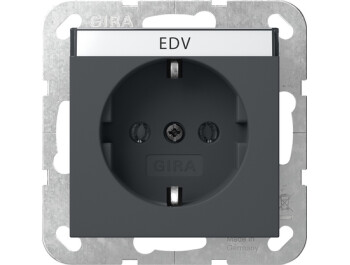 GIRA SCHUKO-Steckdose BSF System 55 Anthrazit