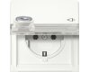GIRA SCHUKO-Steckdose KD Schloss gleich + BSF Gira TX_44 Reinweiß