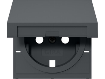 GIRA EZ-TL: Abdeckung SCHUKO-Steckdose KD System 55