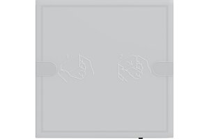 GIRA Tastsensor 4.95 Komfort 1-fach OneKNX Anthrazit