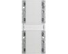 GIRA Tastsensor 3 Komfort 2-fach (1+1) KNX System 55