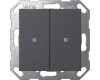 GIRA Taster Wippe 2-fach OneKNX System 55 Anthrazit