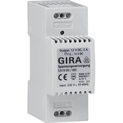 GIRA Spannungsvers. DC 12 V 2 A REG Elektronik