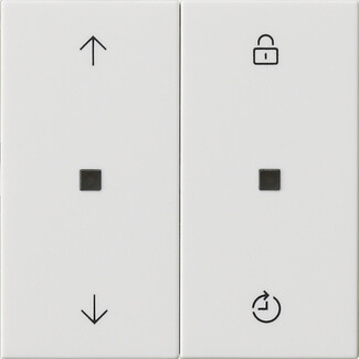 GIRA S3000 Bedienaufsatz Memory Pfeile System 55 Reinweiß