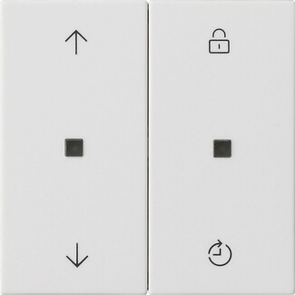 GIRA S3000 Bedienaufsatz Memory Pfeile System 55 Reinweiß m