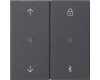 GIRA S3000 Jalousie-/Schaltuhr BT Pfeile System 55 Anthrazit