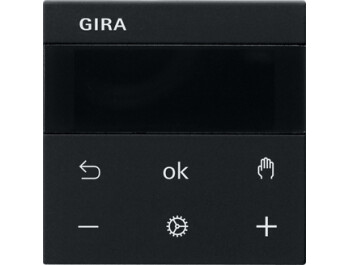 GIRA S3000 RTR Display System 55 Schwarz m
