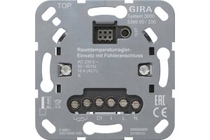 GIRA S3000 RTR-Eins. + Fühleranschluss Einsatz