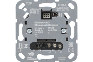 GIRA S3000 Uni-LED-Dimmeins. Standard Einsatz