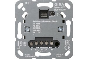 GIRA S3000 Relaisschalteins. 2-fach Einsatz