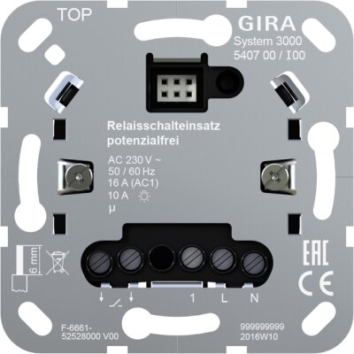 GIRA S3000 Relaisschalteins. pot.frei Einsatz