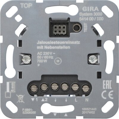 GIRA S3000 Jalousiesteuereinsatz + Nebenstelleneingang Einsatz