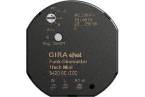 GIRA Funk Dimmaktor 1-fach Mini 20 - 250 VA Gira eNet
