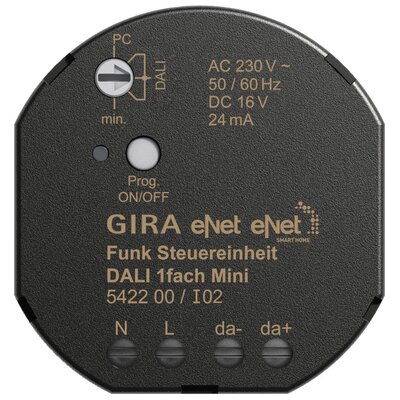 GIRA Funk Steuereinheit DALI 1-fach Mini Gira eNet