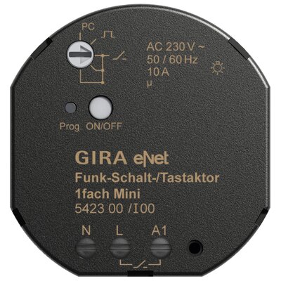 GIRA Funk Schalt-/Tastaktor 1-fach Mini Gira eNet